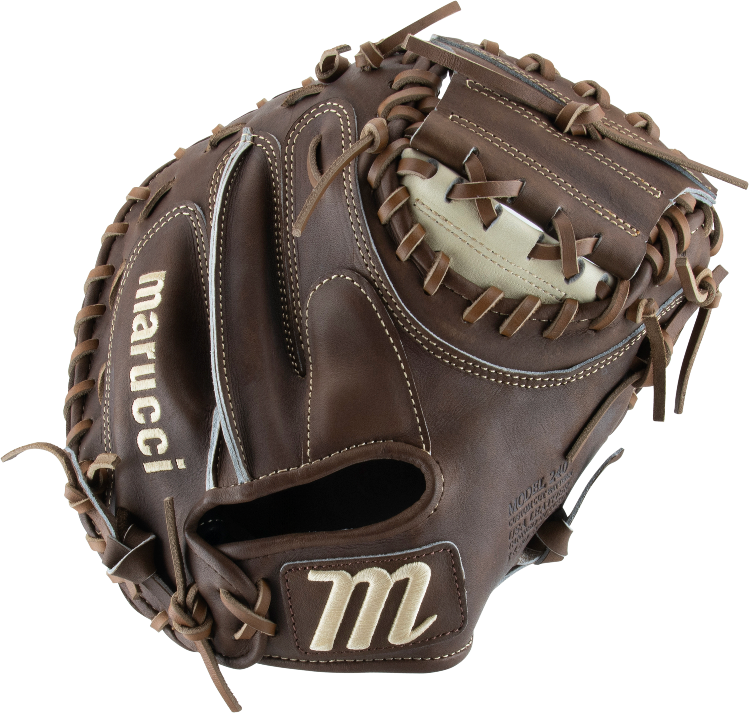 Marucci Cypress Series 34" Baseball Catcher's Mitt: MFG3CY240C1-GM/CM-RT