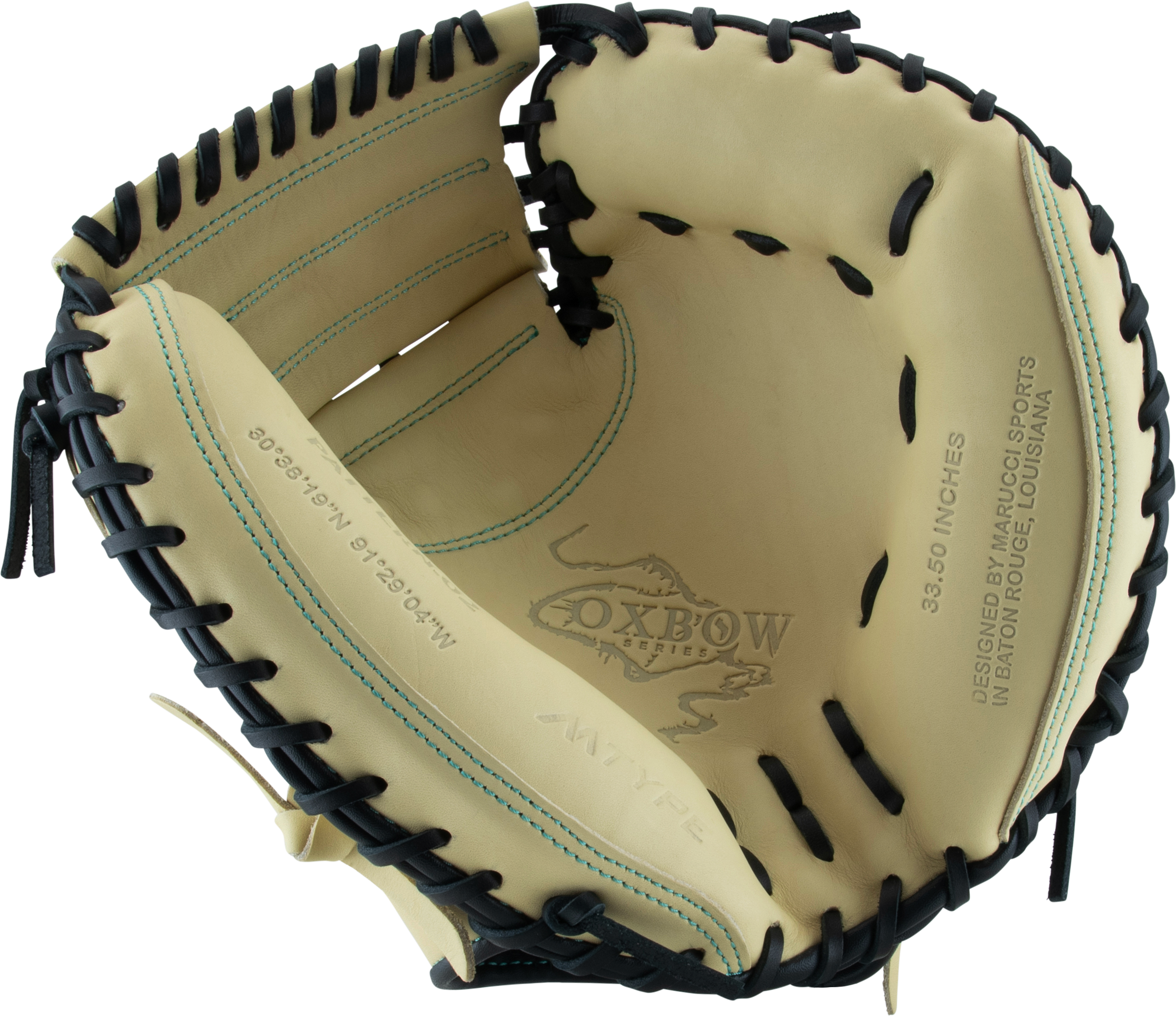 Marucci Oxbow Series 33.5" Baseball Catcher's Mitt: MFG3OX235C1-CM/TBK