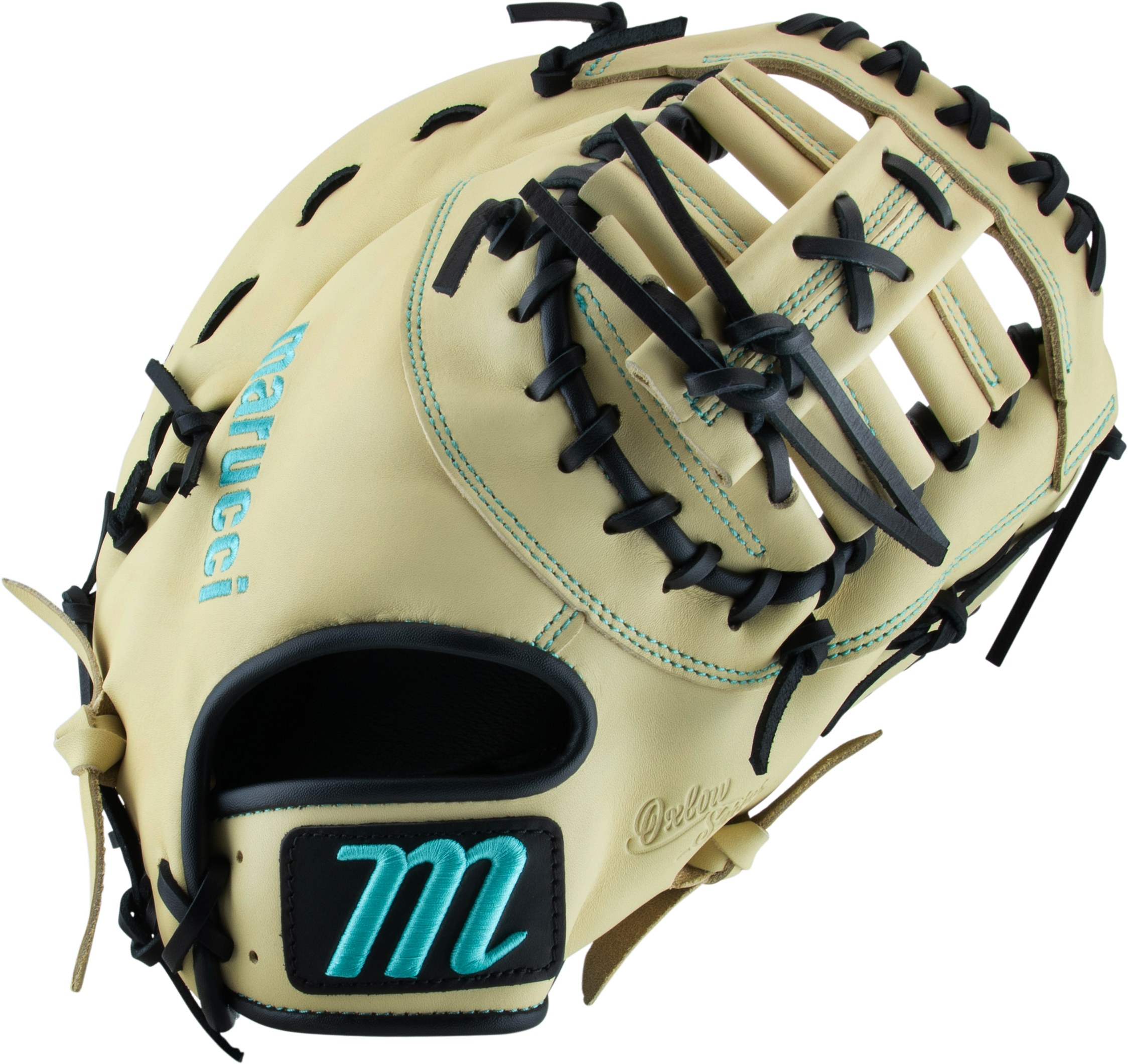 Marucci Oxbow Series 12.75" Baseball First Base Mitt: MFG3OX38S1-CM/BK