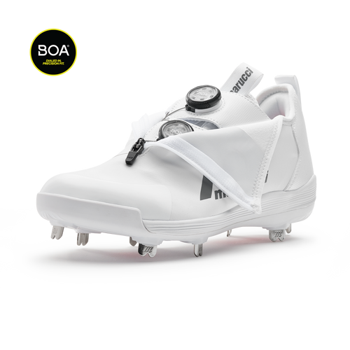 Maru❀ Marucci MXB White Metal Spikes BOA: MFWELS
