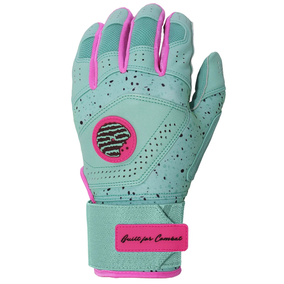 Combat MFG Cookie Jar Adult Long Strap Batting Gloves: Mint