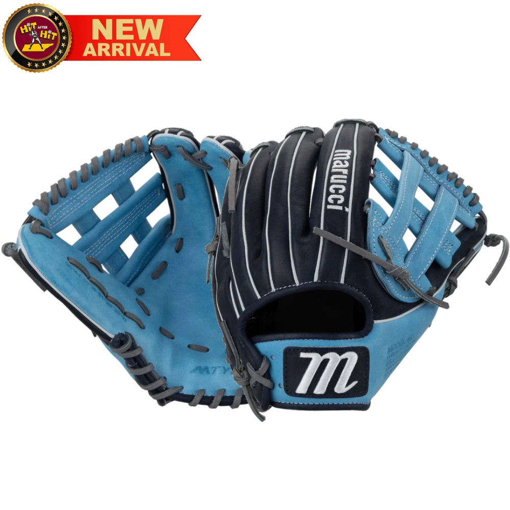 Marucci Cypress M Type 12" Baseball Glove: MFG2CY45A3-Navy/Columbia Blue