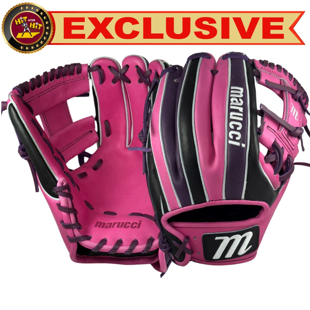 Marucci Custom Cypress M Type 11.5" Baseball Glove: Pink/Purple/Black