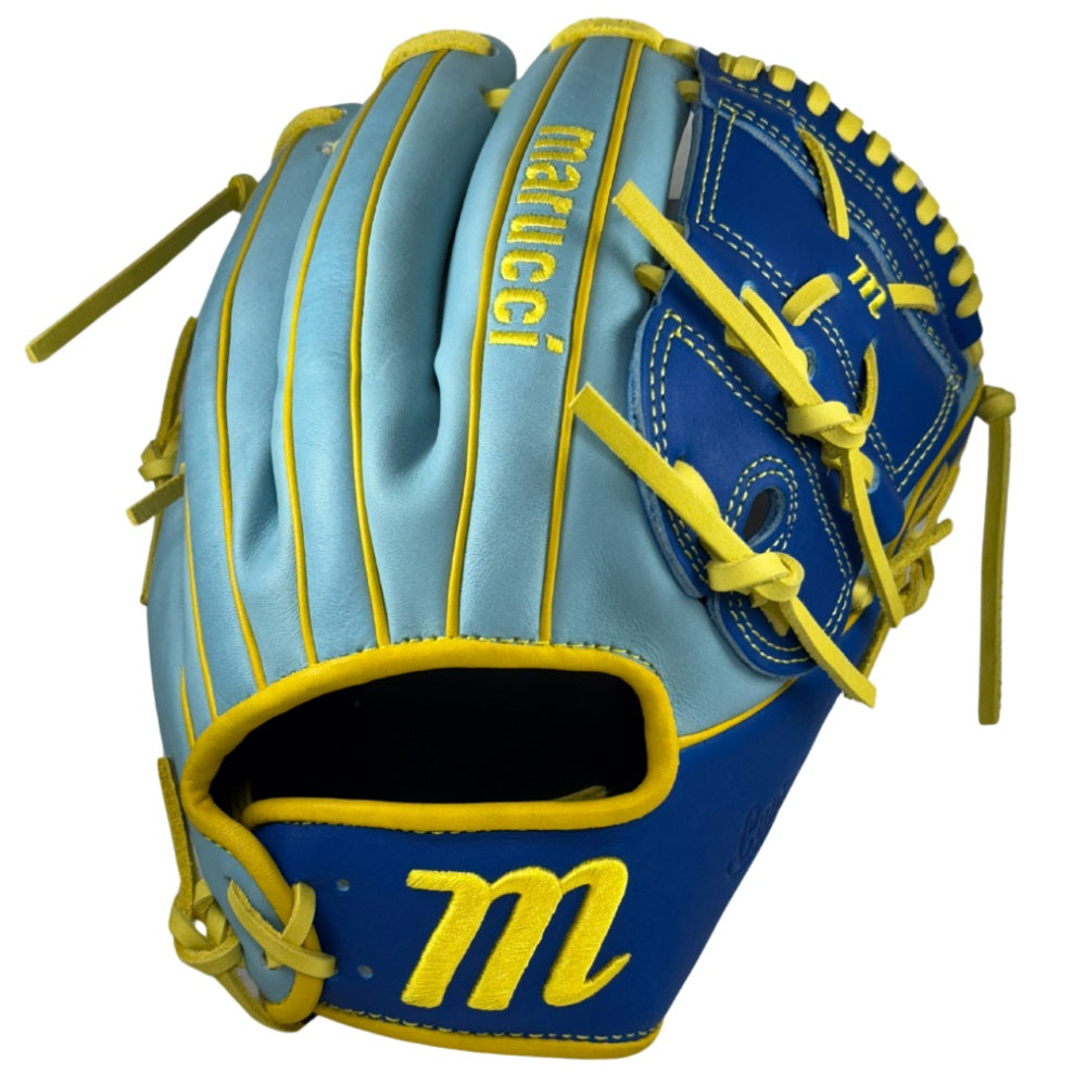 Marucci Custom Cypress M Type 11.75" Baseball Glove: Royal/Columbia Blue/Gold