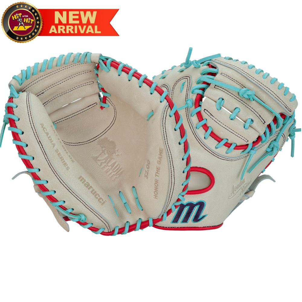 Marucci Acadia Series V3 32" Baseball Catcher's Mitt: MFG3AC220C1-CM/R