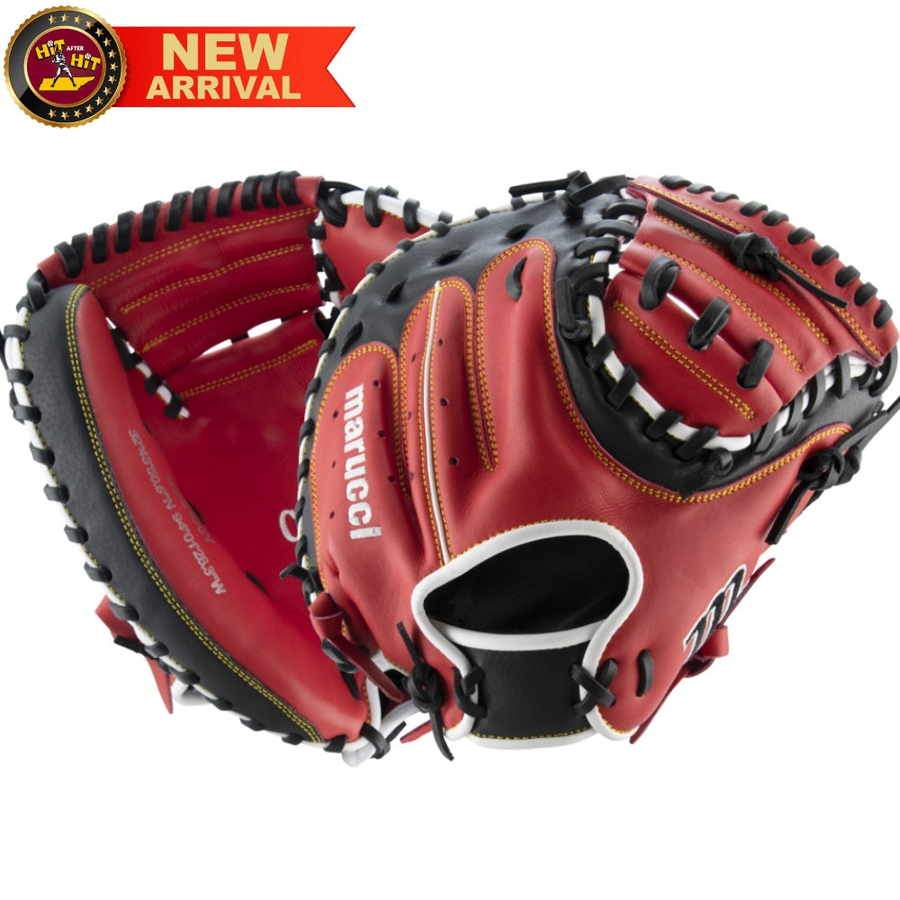 Marucci Caddo Series V2 31" Baseball Catcher's Mitt: MFG2CD3100-R/BK