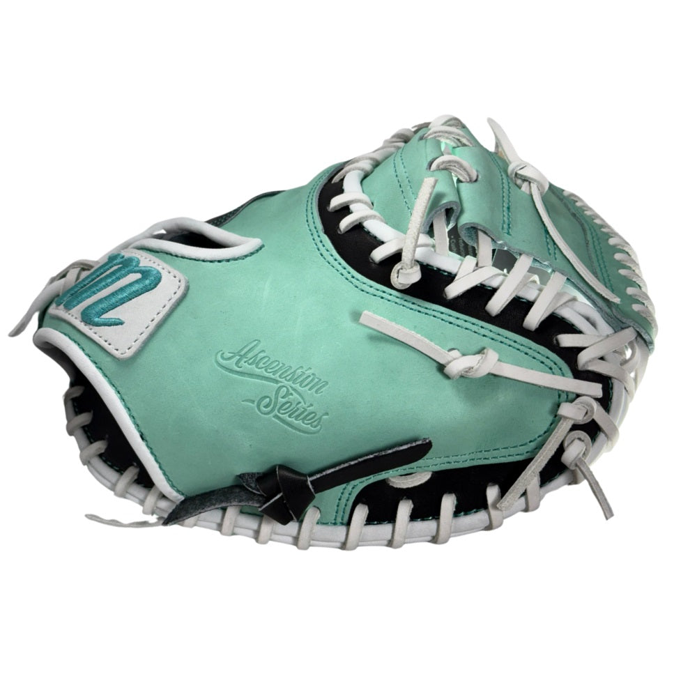 Marucci Custom Ascension 33" Baseball Catcher's Mitt: Mint/Black