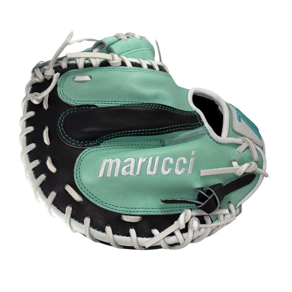 Marucci Custom Ascension 33" Baseball Catcher's Mitt: Mint/Black