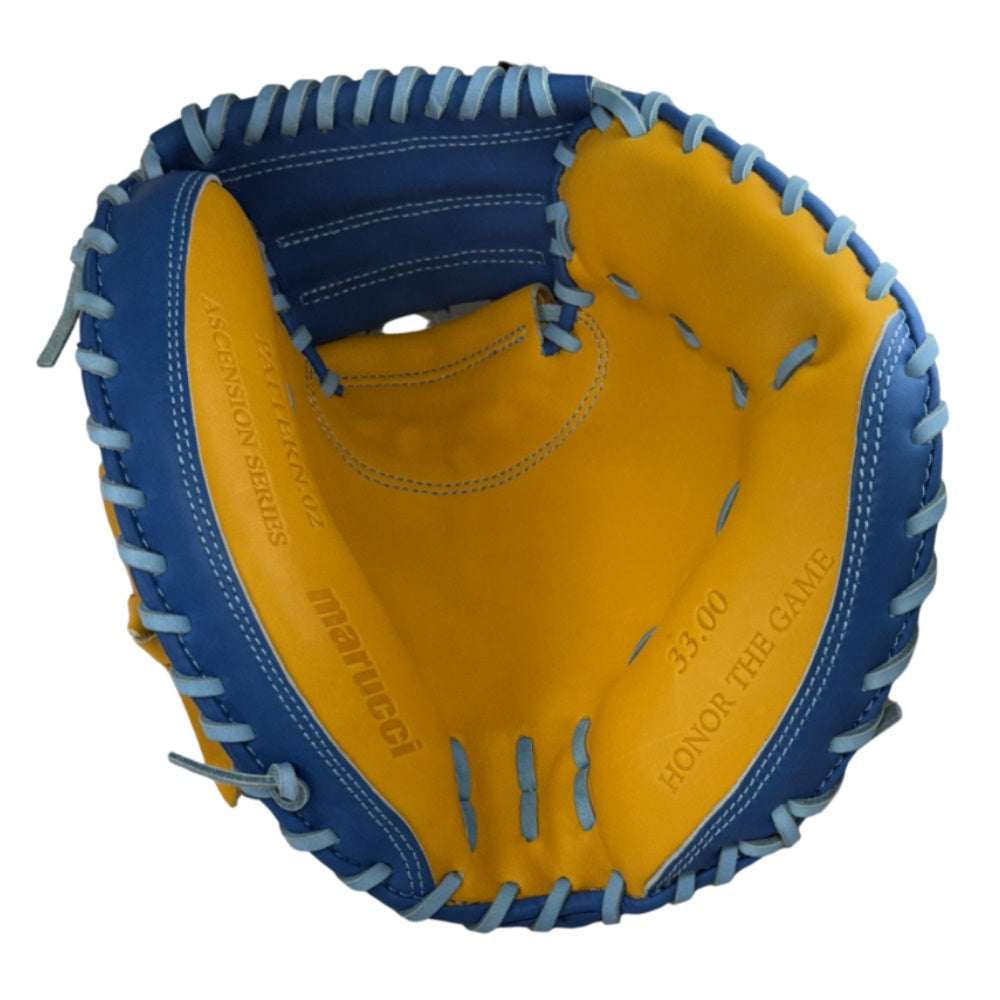 Marucci Custom Ascension 33" Baseball Catcher's Mitt: Electric Blue/Mesa