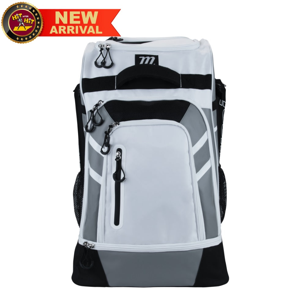 Marucci Convoy Wheeled Bat Pack White/Gray: MBCNVYWB-W/GY