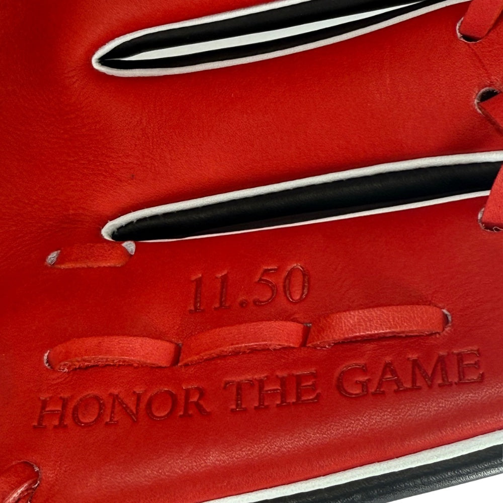 MARUCCI CUSTOM EXCLUSIVE CAPITOL SERIES 11.50" I-WEB INFIELDERS GLOVE: BLACK/RED/SCARLET CAMO