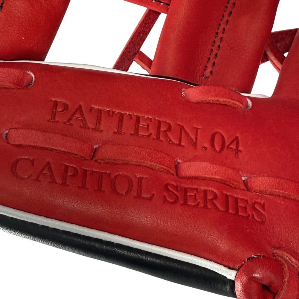 MARUCCI CUSTOM EXCLUSIVE CAPITOL SERIES 11.50" I-WEB INFIELDERS GLOVE: BLACK/RED/SCARLET CAMO