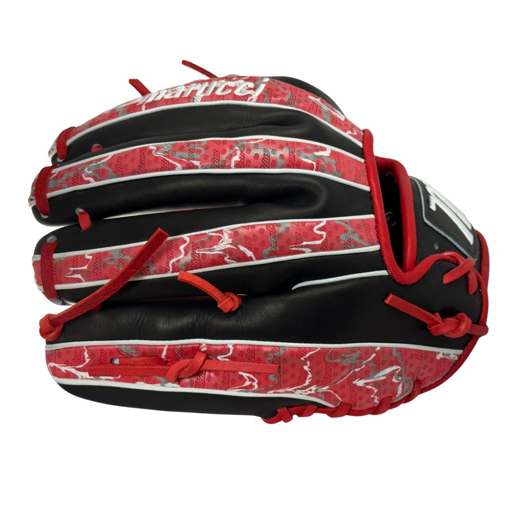 MARUCCI CUSTOM EXCLUSIVE CAPITOL SERIES 11.50" I-WEB INFIELDERS GLOVE: BLACK/RED/SCARLET CAMO