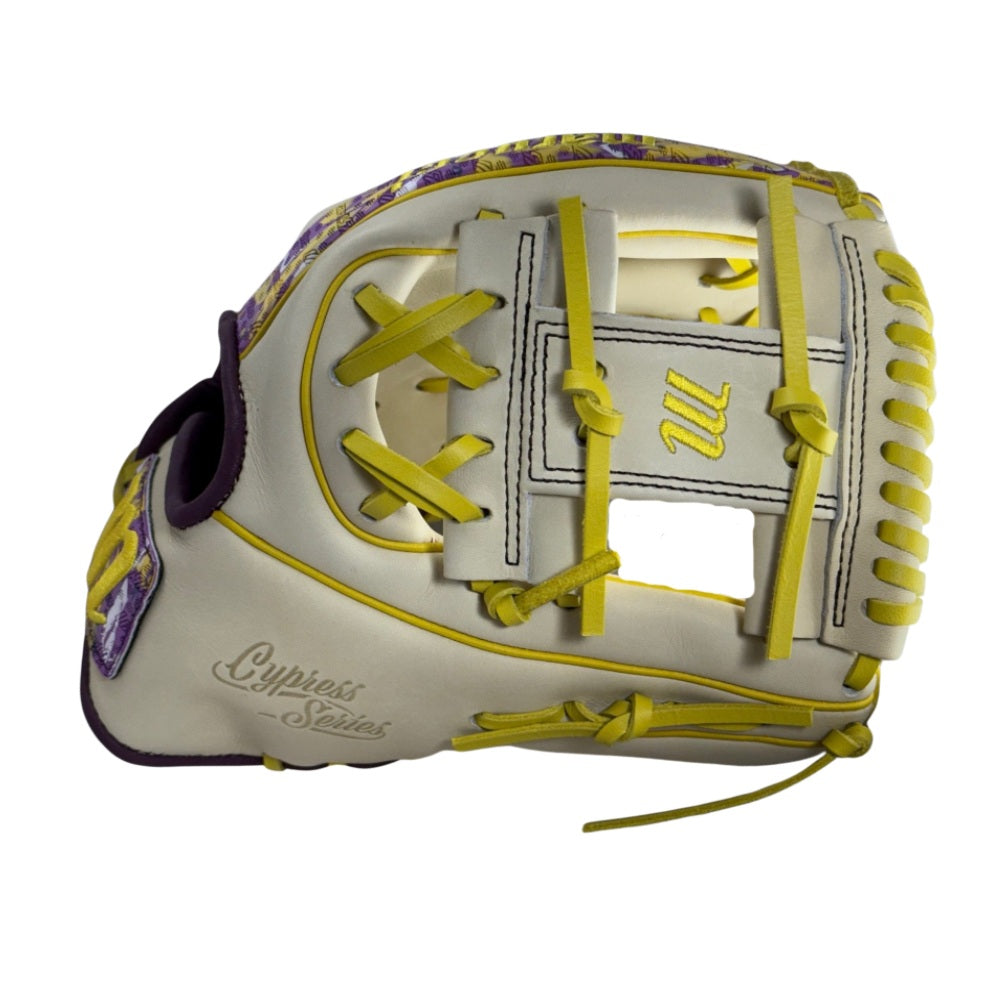 Marucci Custom Exclusive Cypress 11.5" Baseball Glove: Camel/Purple/Geaux Camo