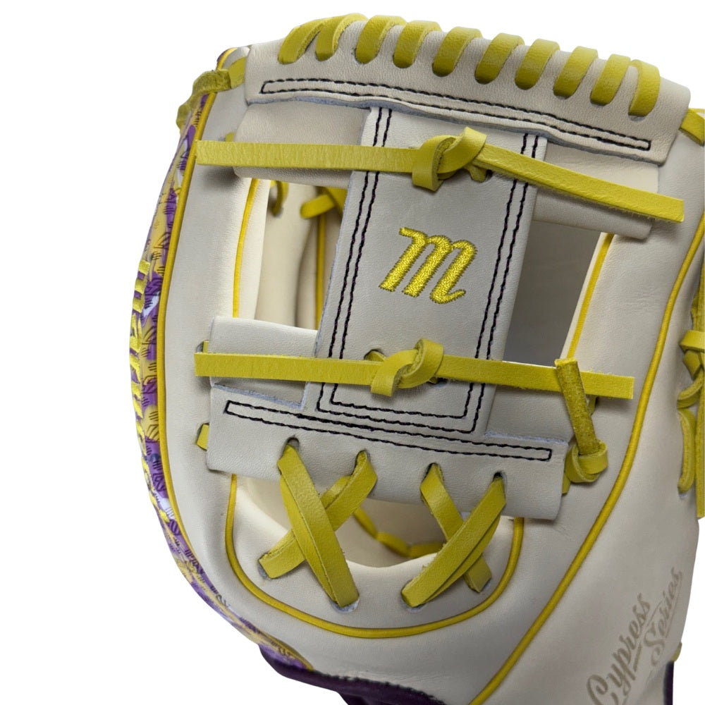 Marucci Custom Exclusive Cypress 11.5" Baseball Glove: Camel/Purple/Geaux Camo