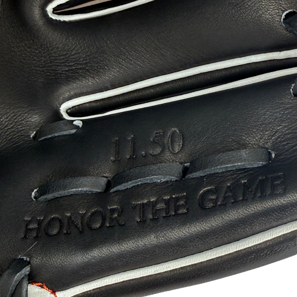Marucci Custom Exclusive Cypress 11.5" Baseball Glove: Black/Orange Crush