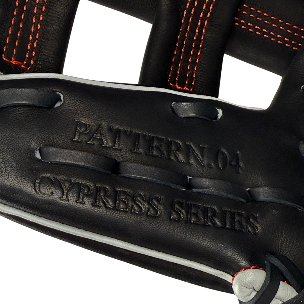 Marucci Custom Exclusive Cypress 11.5" Baseball Glove: Black/Orange Crush