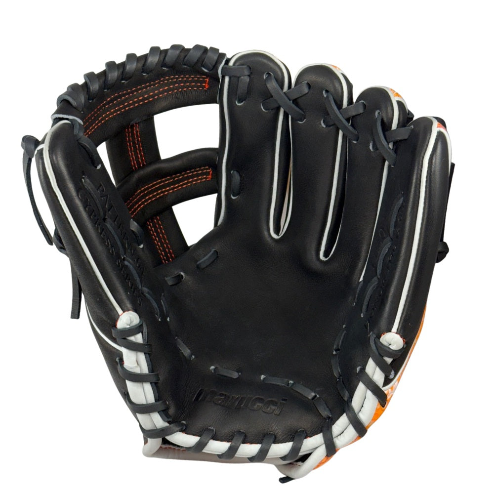 Marucci Custom Exclusive Cypress 11.5" Baseball Glove: Black/Orange Crush