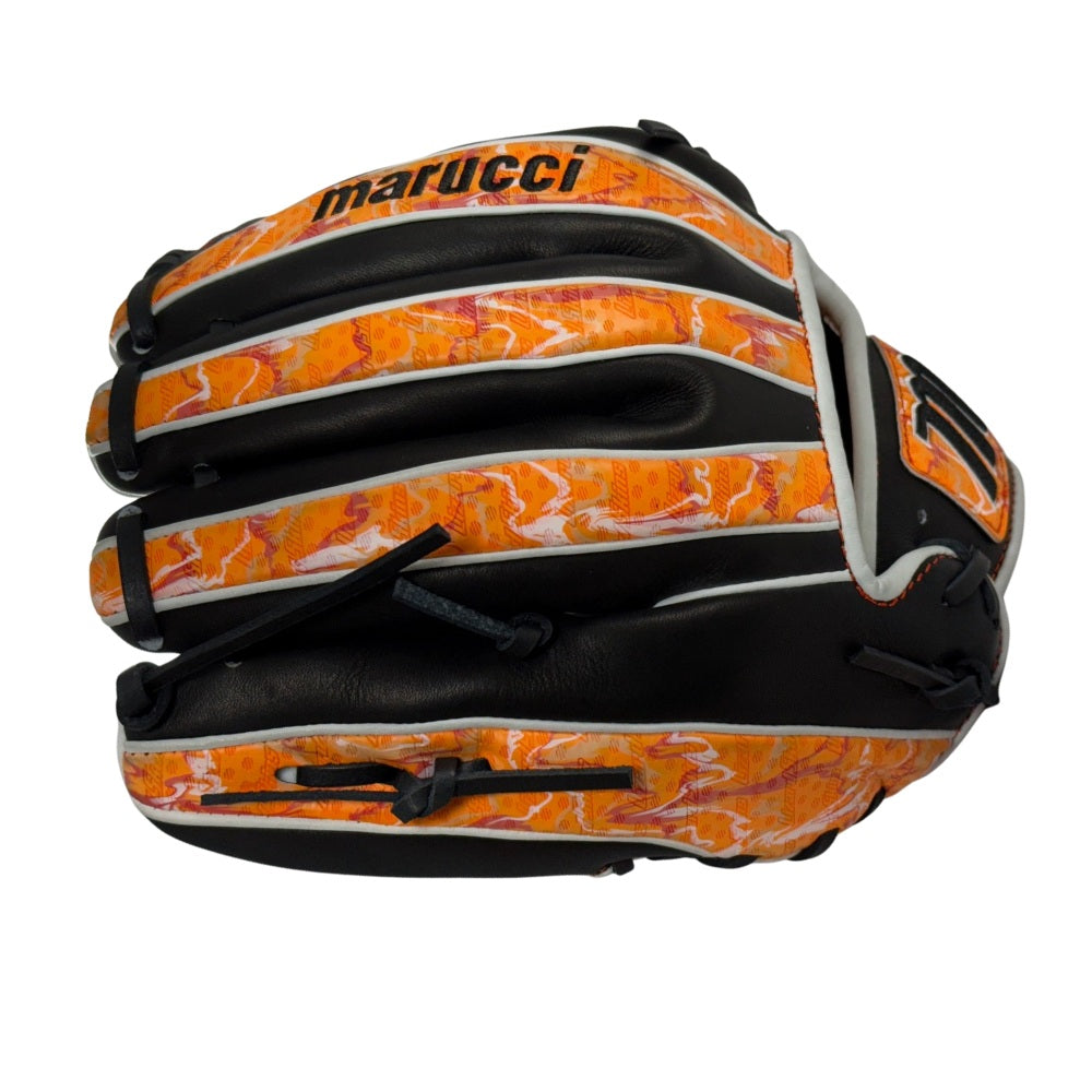 Marucci Custom Exclusive Cypress 11.5" Baseball Glove: Black/Orange Crush