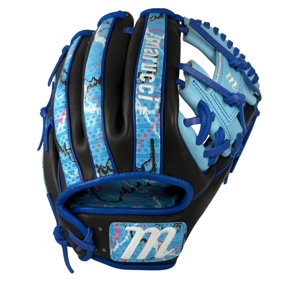 Marucci Custom Exclusive Cypress 11.5" Baseball Glove: Black/Columbia Blue/Vice Camo