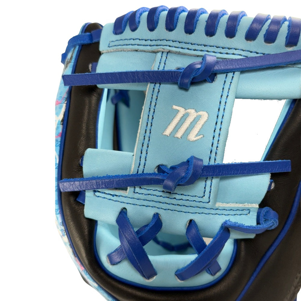 Marucci Custom Exclusive Cypress 11.5" Baseball Glove: Black/Columbia Blue/Vice Camo