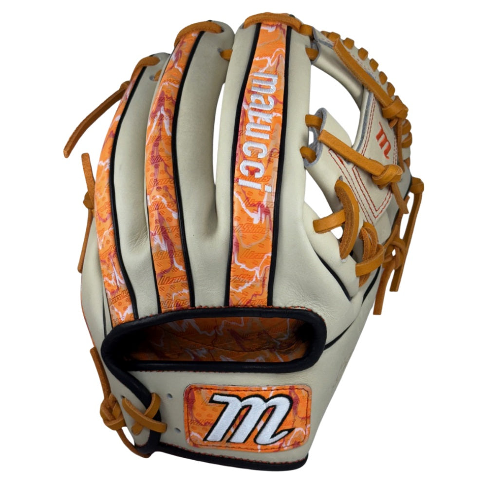 Marucci Custom Exclusive Cypress 11.5" Baseball Glove: Camel/Orange Crush
