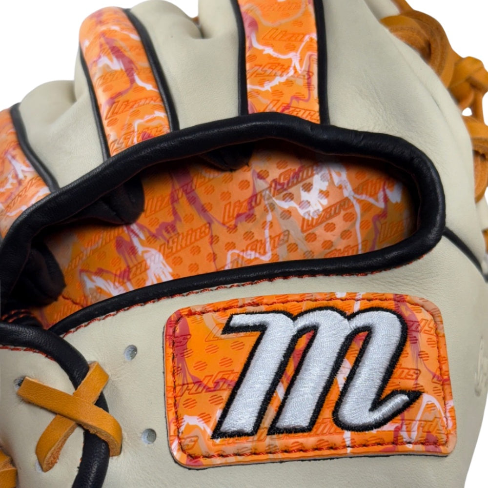 Marucci Custom Exclusive Cypress 11.5" Baseball Glove: Camel/Orange Crush