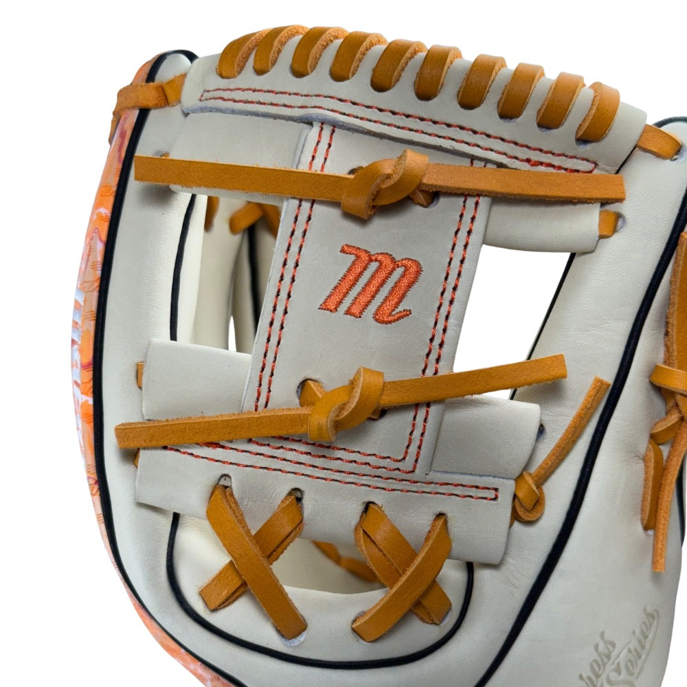 Marucci Custom Exclusive Cypress 11.5" Baseball Glove: Camel/Orange Crush