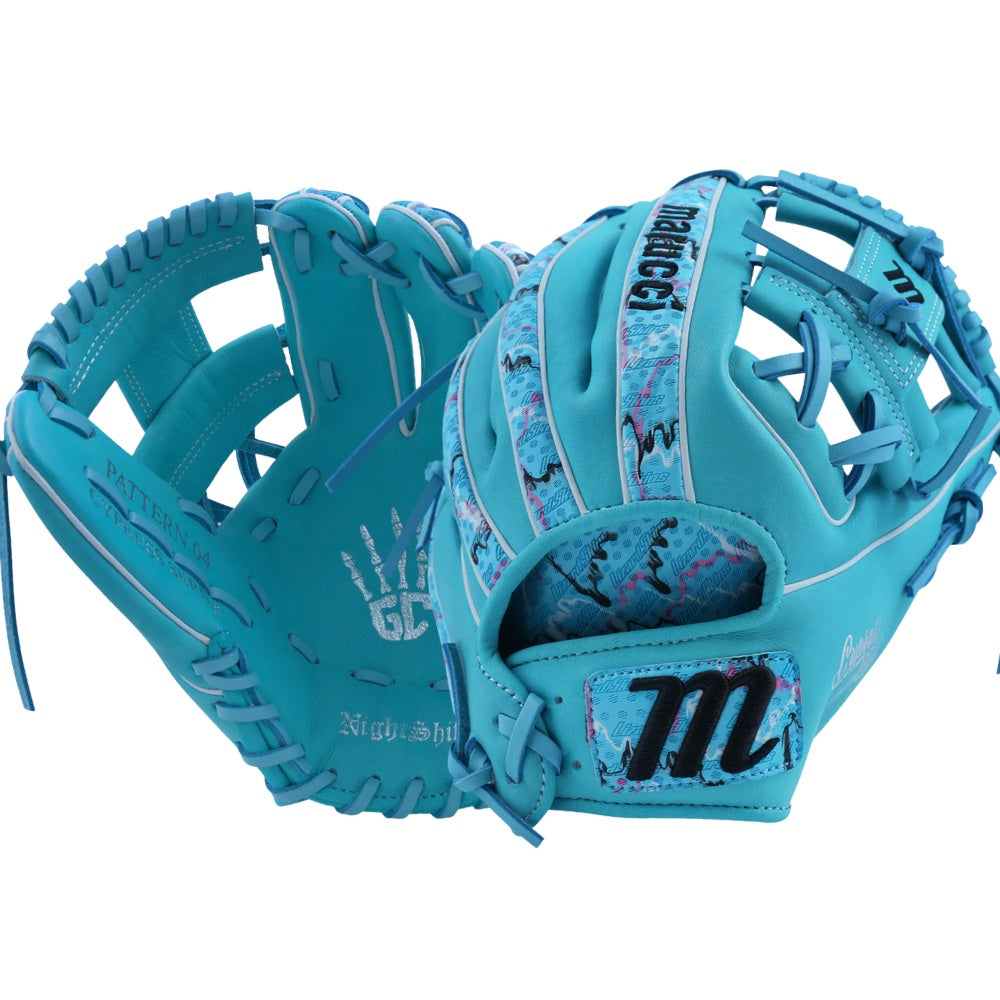 Marucci Nightshift Cypress Blue Lizard 11.5" 43A2LS Baseball Glove: MFGNTSHFT-0405