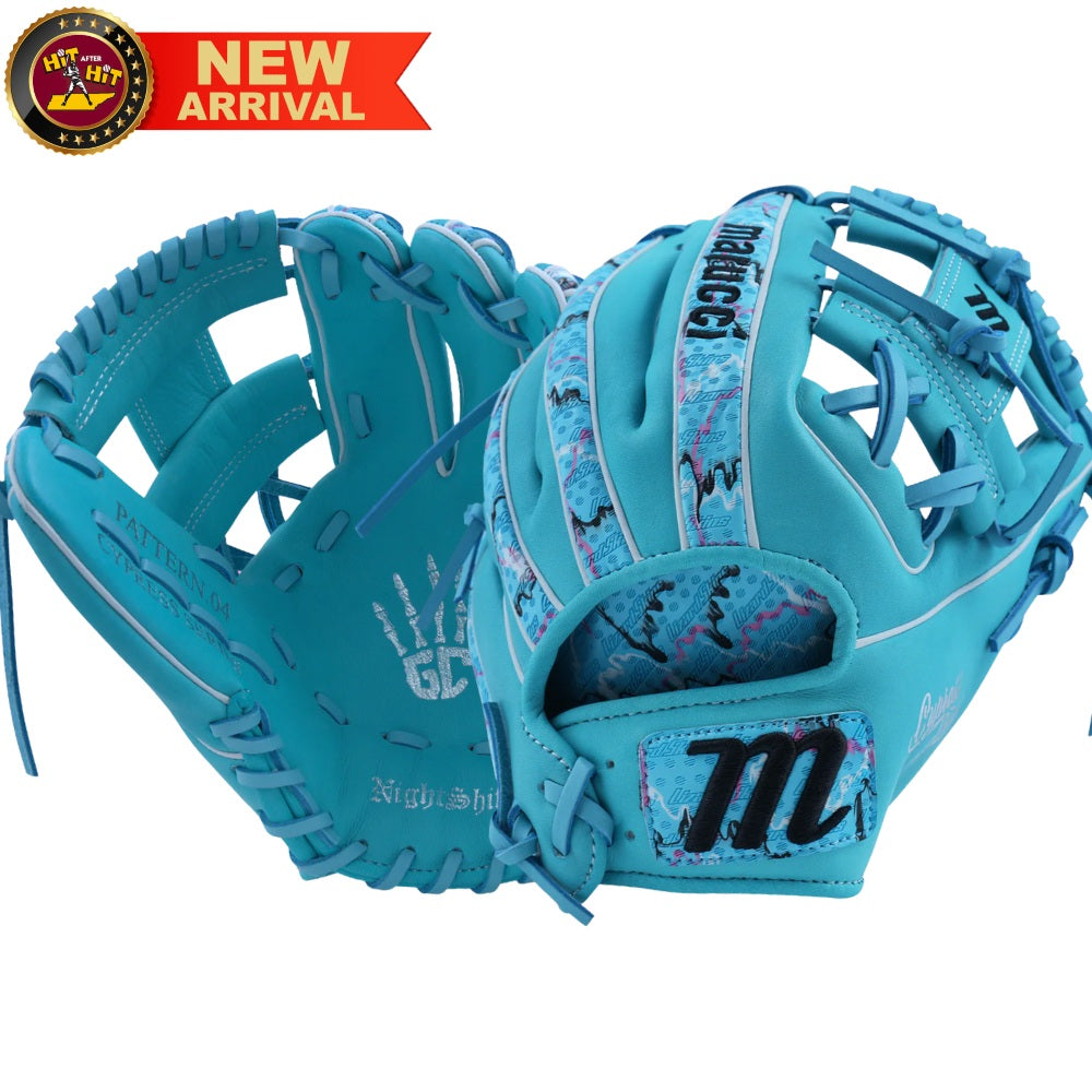 Marucci Nightshift Cypress Blue Lizard 11.5" 43A2LS Baseball Glove: MFGNTSHFT-0405