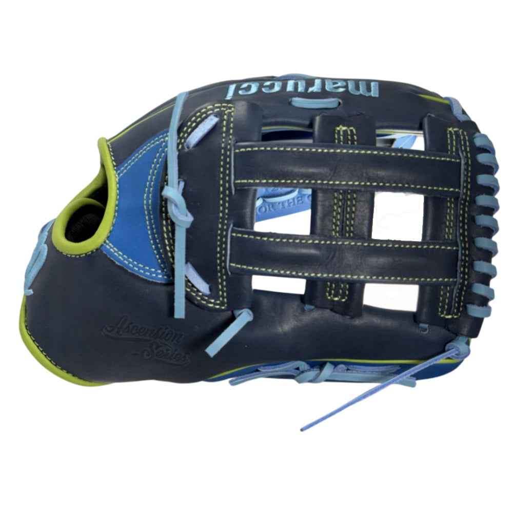 Marucci Custom Ascension M Type 12.5" Baseball Glove: Navy/Electric Blue/Lime