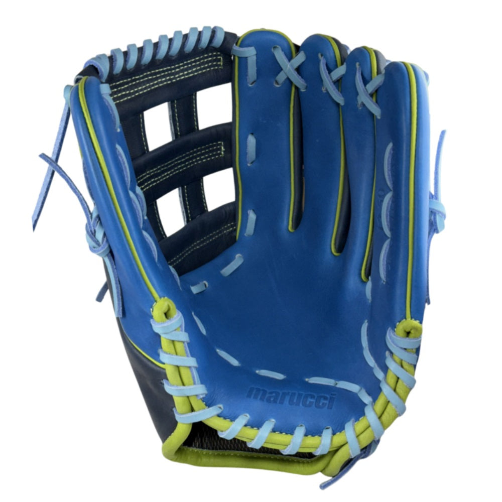 Marucci Custom Ascension M Type 12.5" Baseball Glove: Navy/Electric Blue/Lime