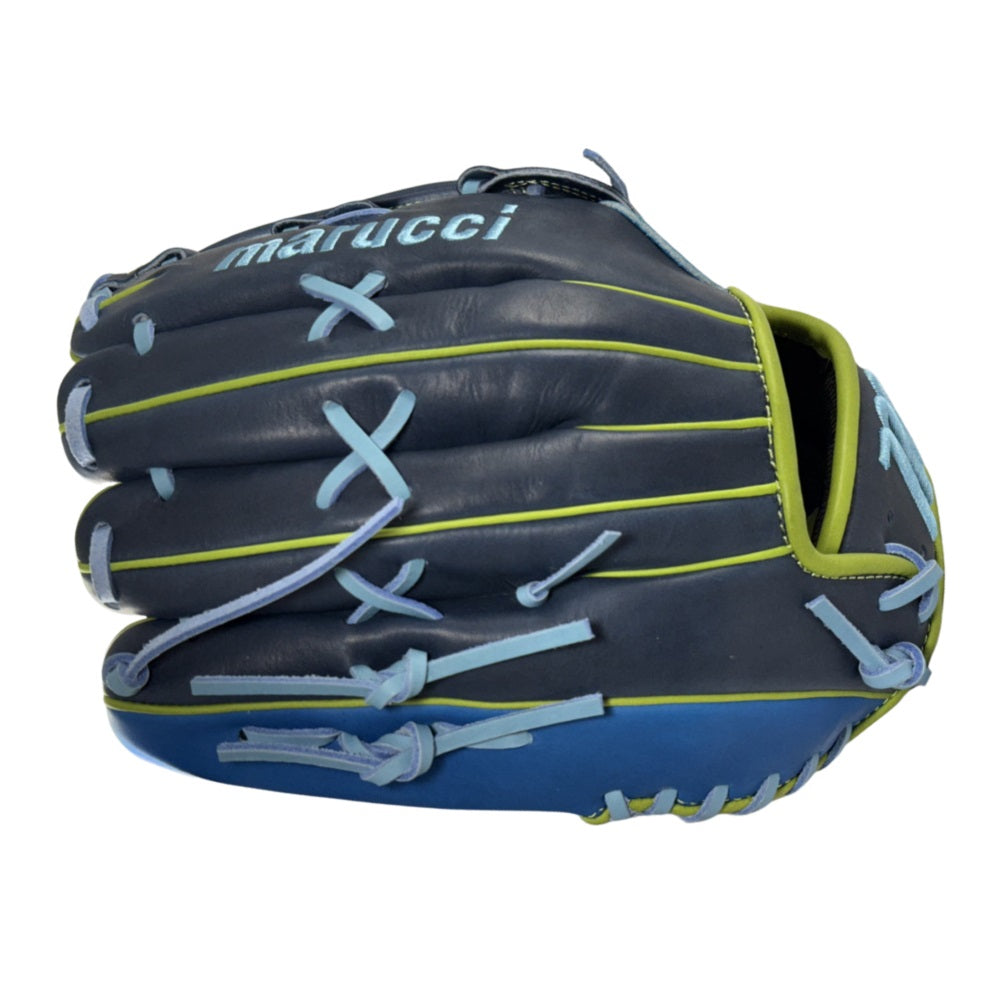 Marucci Custom Ascension M Type 12.5" Baseball Glove: Navy/Electric Blue/Lime