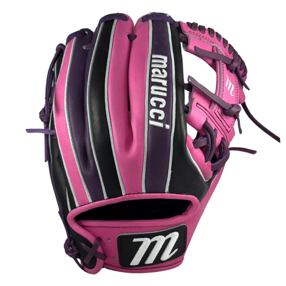 Marucci Custom Cypress M Type 11.5" Baseball Glove: Pink/Purple/Black