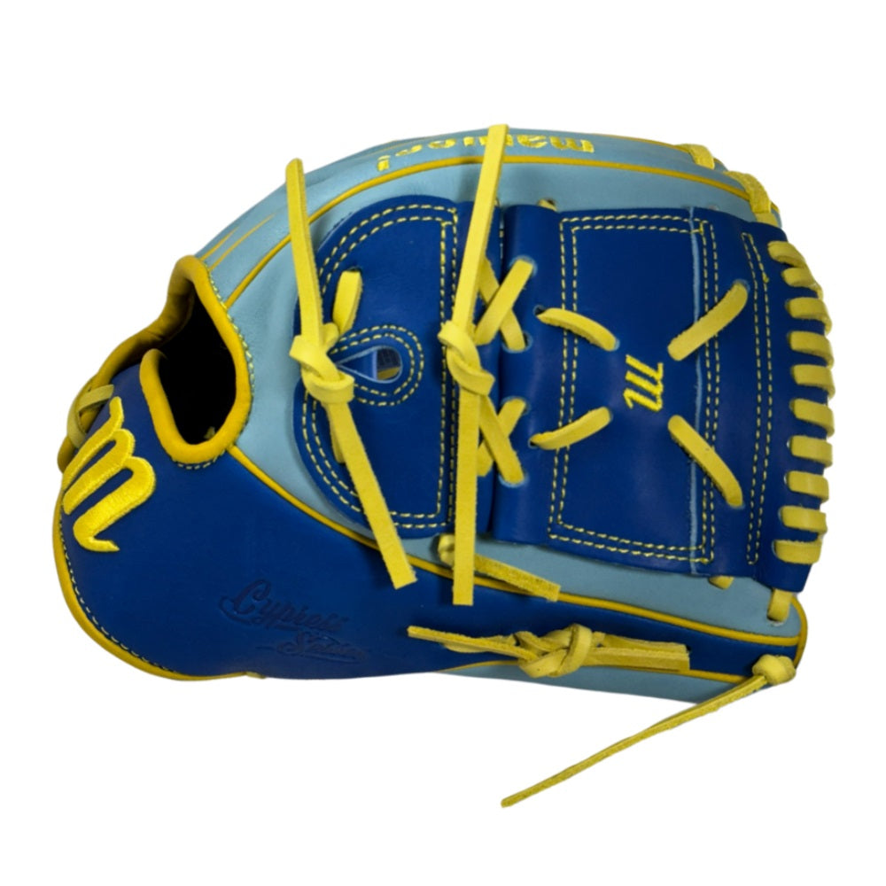 Marucci Custom Cypress M Type 11.75" Baseball Glove: Royal/Columbia Blue/Gold