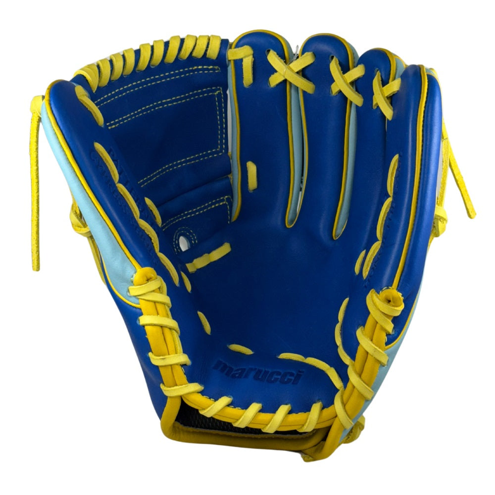 Marucci Custom Cypress M Type 11.75" Baseball Glove: Royal/Columbia Blue/Gold