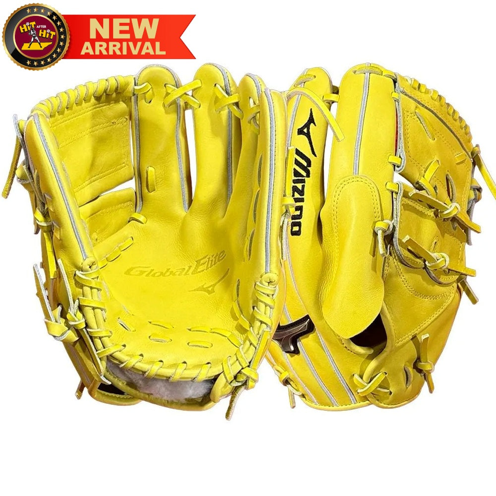 Mizuno Global Elite グローブ イエロー Mizuno Global Elite GGE-100 SPEEDREVO 12