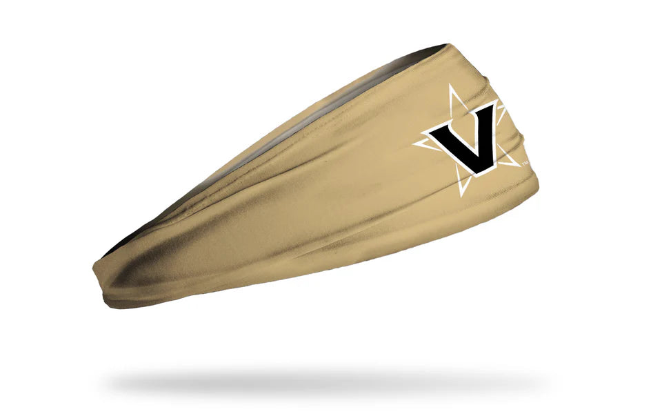 Vanderbilt University Logo Gold BBL - Junk Headband