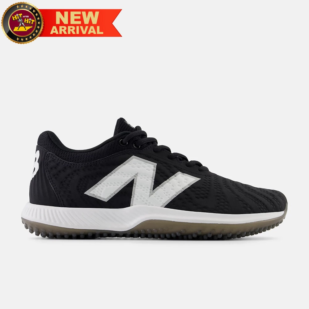 New Balance FuelCell 4040v7 Turf Trainer: Black with optic white