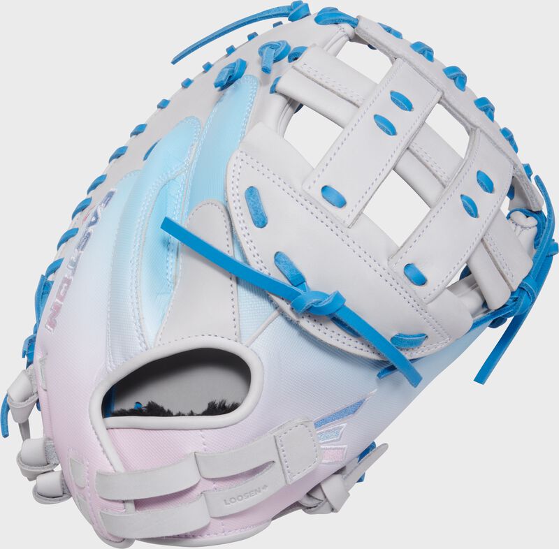 Easton Professional Collection Color Splash 2.0 34” Fastpitch Catcher’s Mitt: PCFPCM34WCBP