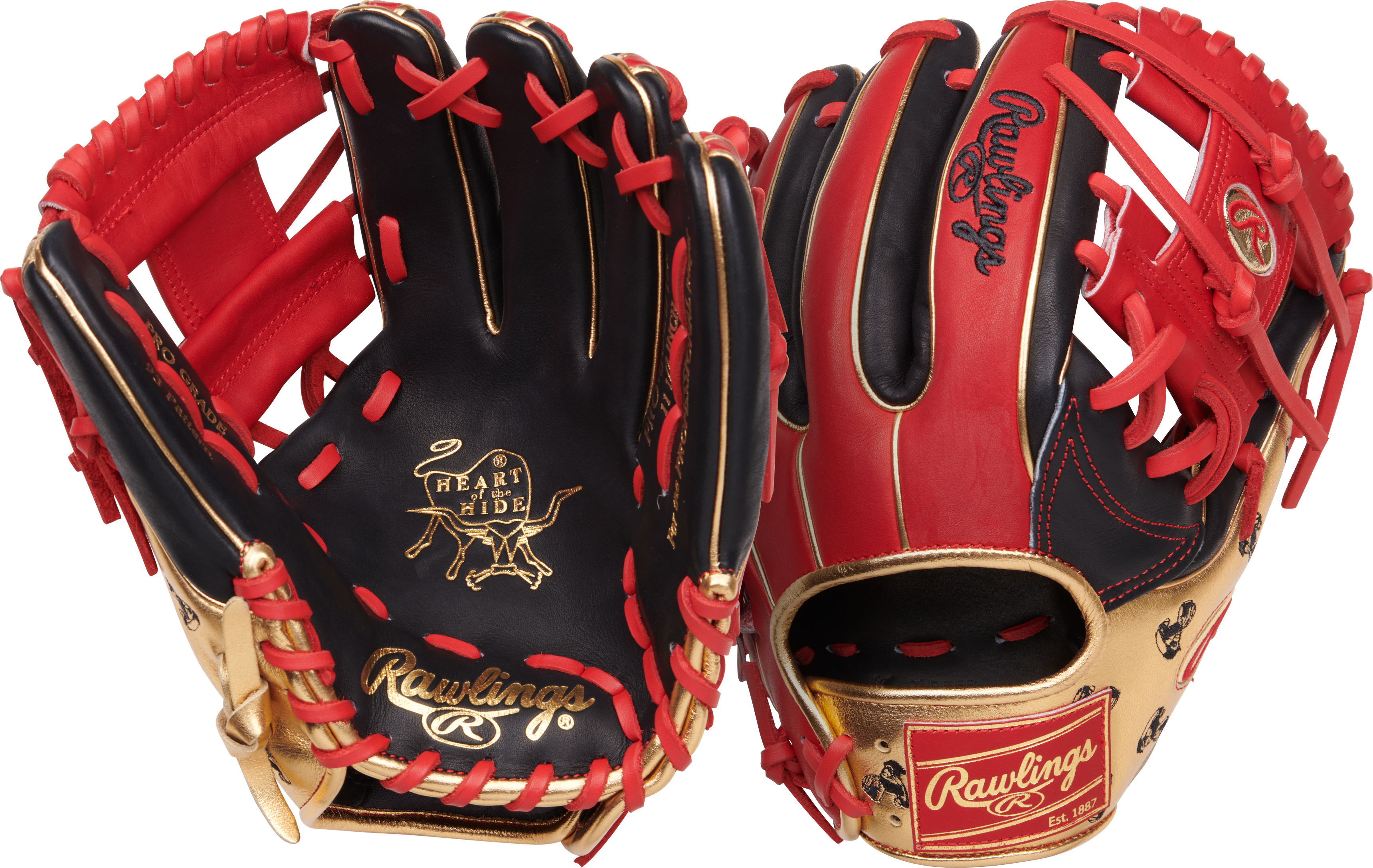 Rawlings June 2025 11.5" Heart of the Hide Gold Glove Club: PRO-GOLDYIX