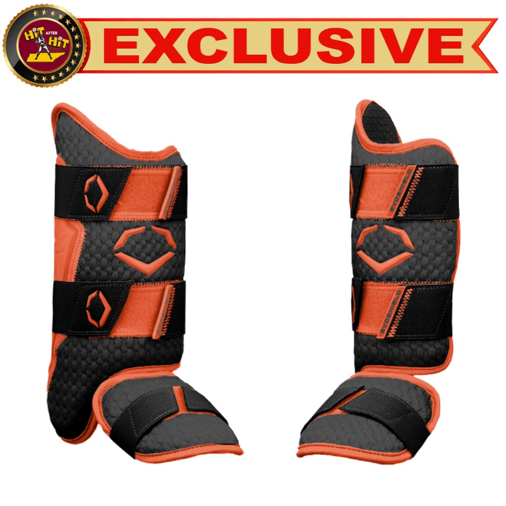 EVOSHIELD CUSTOM EXCLUSIVE PRO-SRZ™ 2.0 BATTER'S LEG GUARD: BLACK AND