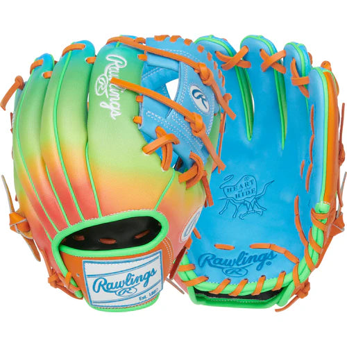 Rawlings Heart of the Hide Funburst 11.5" Infield Glove: PROR204-2CBO