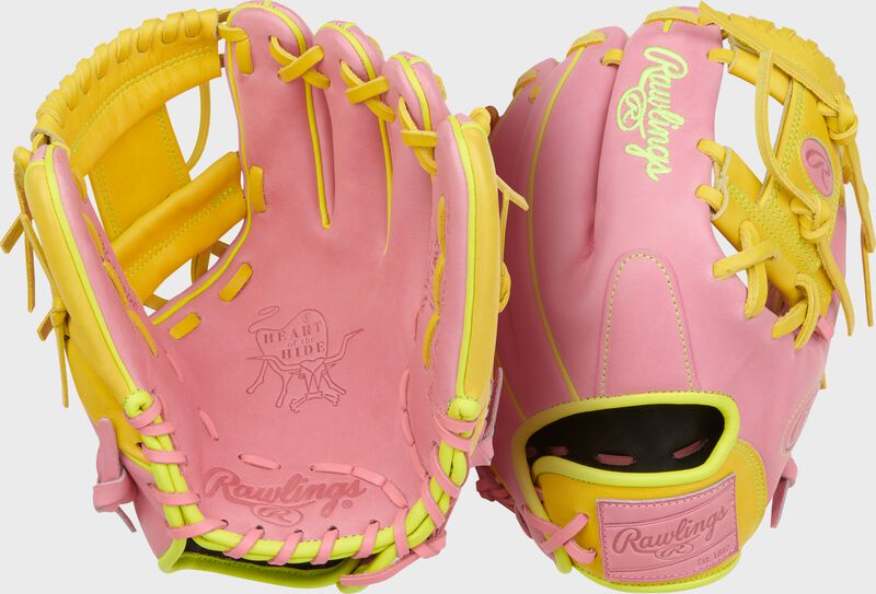 Rawlings Heart of the Hide Contour Fit 11.5" Pink Infield Glove: PROR204U-2P