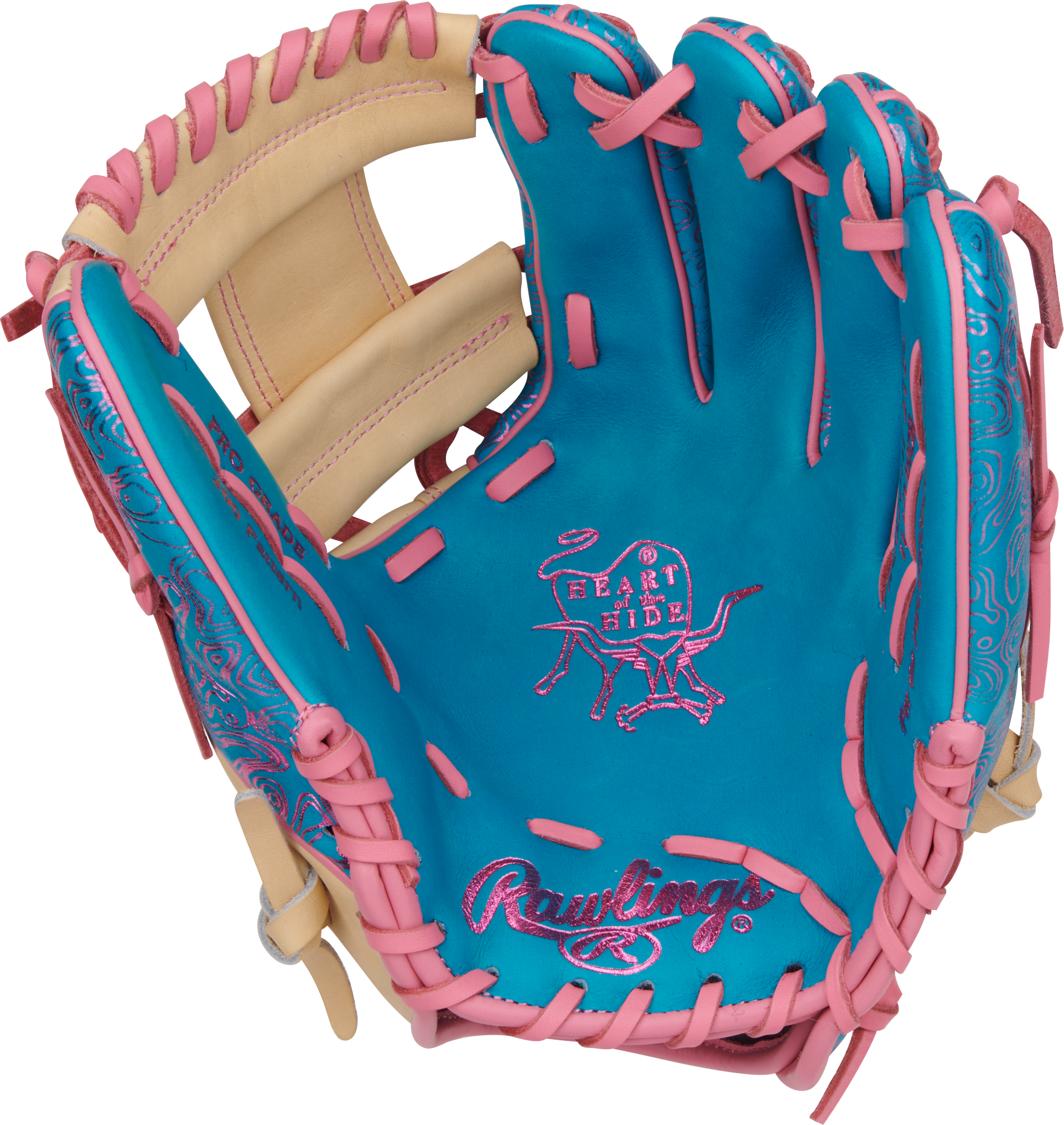 Rawlings Heart of the Hide Vibrant Series 11.5" Infield Glove: PROR204W-2TEC