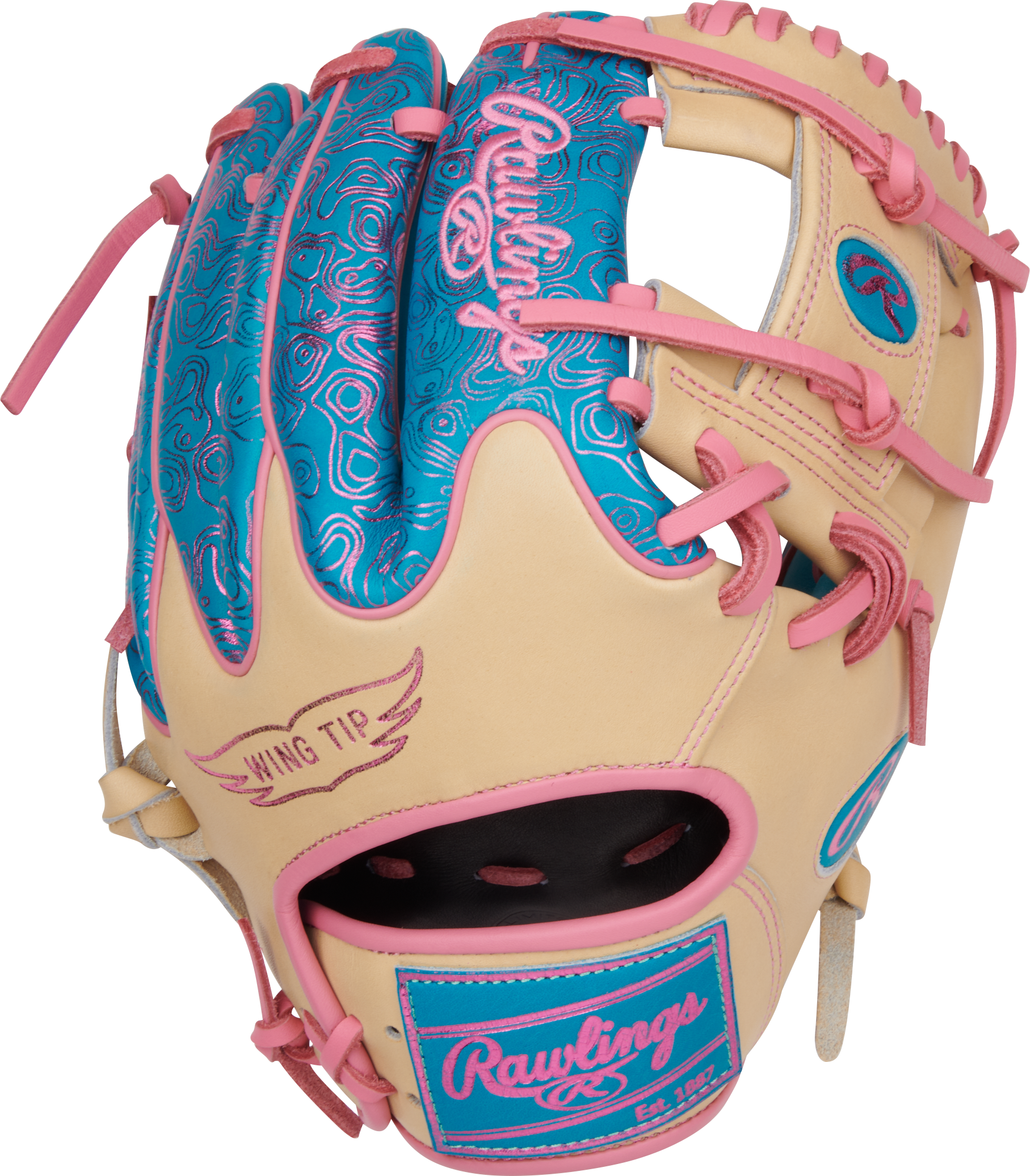 Rawlings Heart of the Hide Vibrant Series 11.5" Infield Glove: PROR204W-2TEC