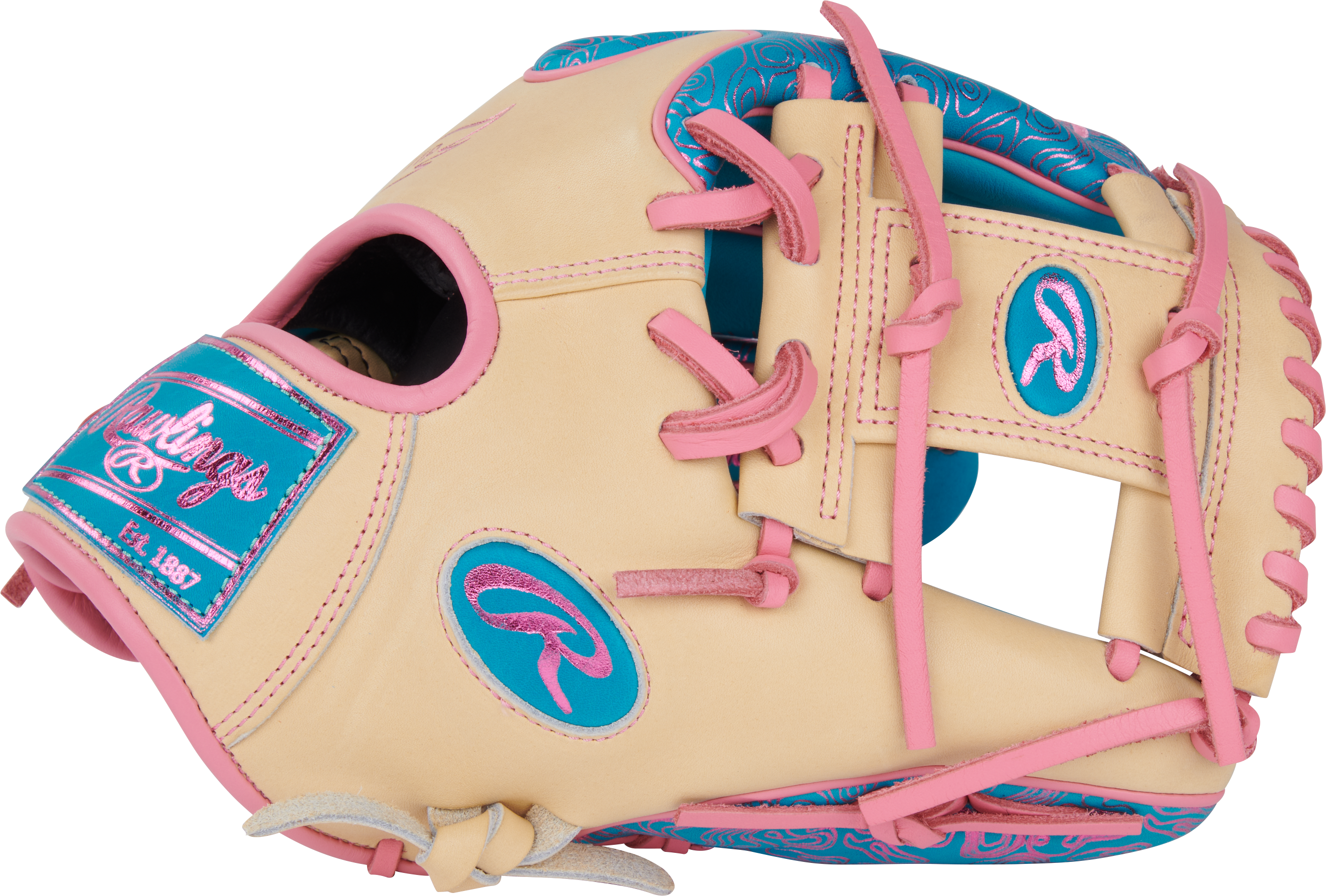 Rawlings Heart of the Hide Vibrant Series 11.5" Infield Glove: PROR204W-2TEC