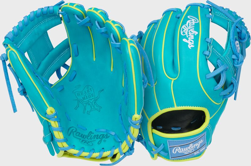 Rawlings Heart of the Hide Contour Fit 11.5" Teal Infield Glove: PROR234U-2TEY