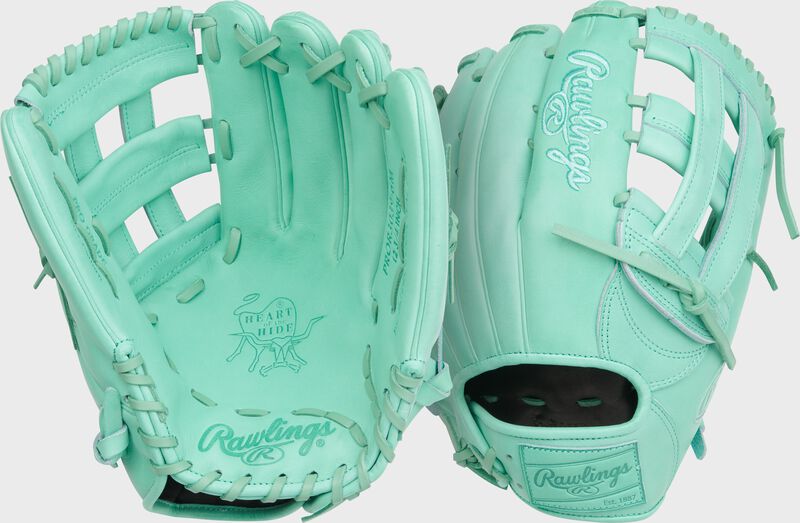Rawlings Heart of the Hide 12.75-Inch Mint Outfield Glove: PROR3039-6M