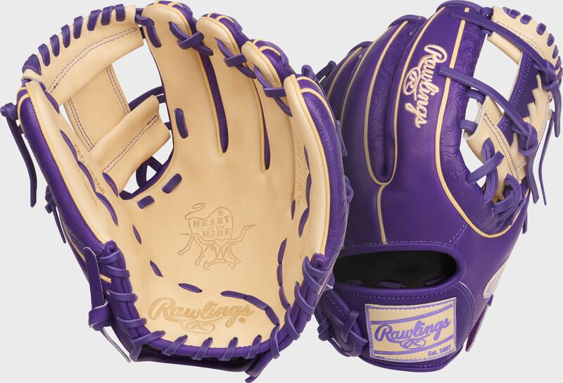 Rawlings Heart of the Hide 11.75" Purple Infield Glove: PROR315-2WC